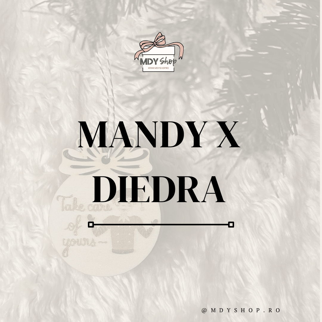 Globuri din lemn ilustrate - Mandy x Diedra - CadoArt