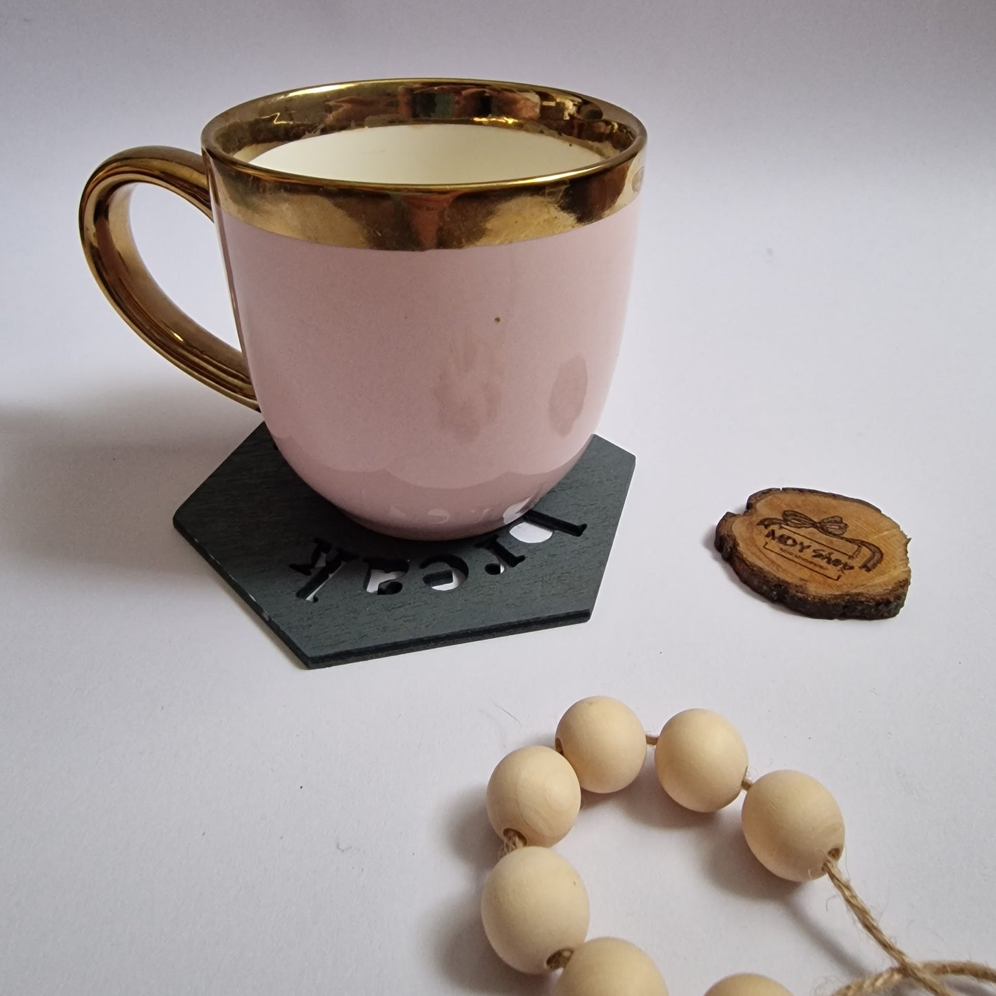 Suport pentru cană/pahar - Coffee Break - gri