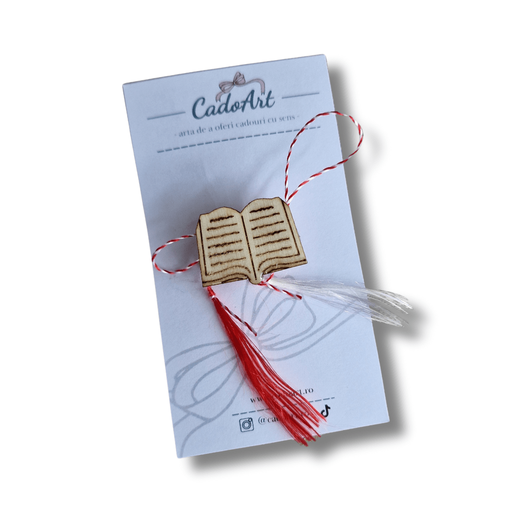 Mărțișor Broșă pentru Profesoare de Limba Română, Diriginți sau Învățătoare - CadoArt