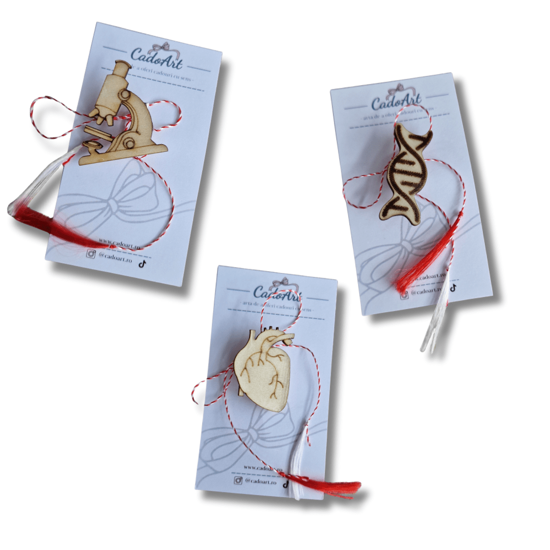 Mărțișor Broșă pentru Profesori de Biologie - CadoArt
