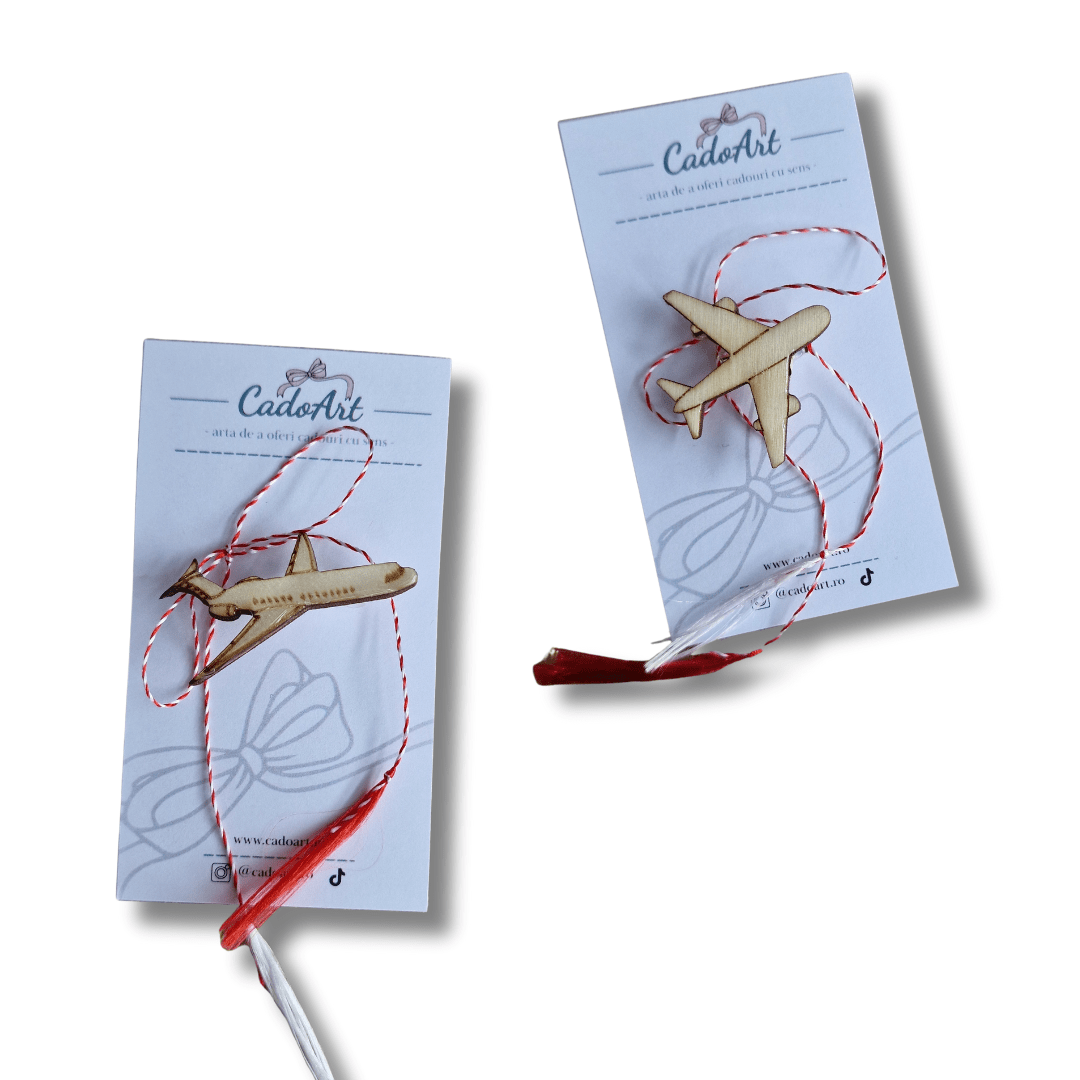 Mărțișor pentru Iubitorii de Călătorii – Avion - CadoArt