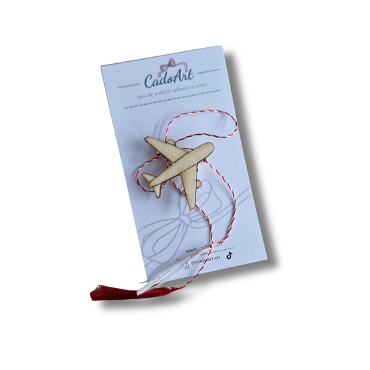 Mărțișor pentru Iubitorii de Călătorii – Avion - CadoArt