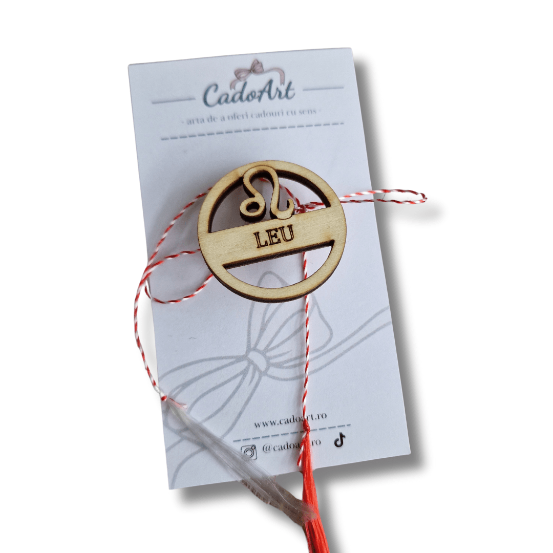 Mărțișor tip broșă cu zodii - CadoArt