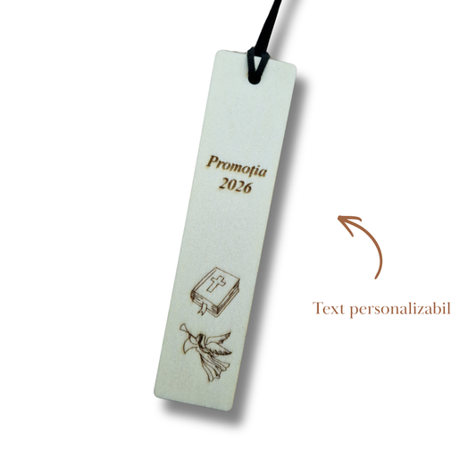 Semn de carte din lemn pentru profesorii de religie