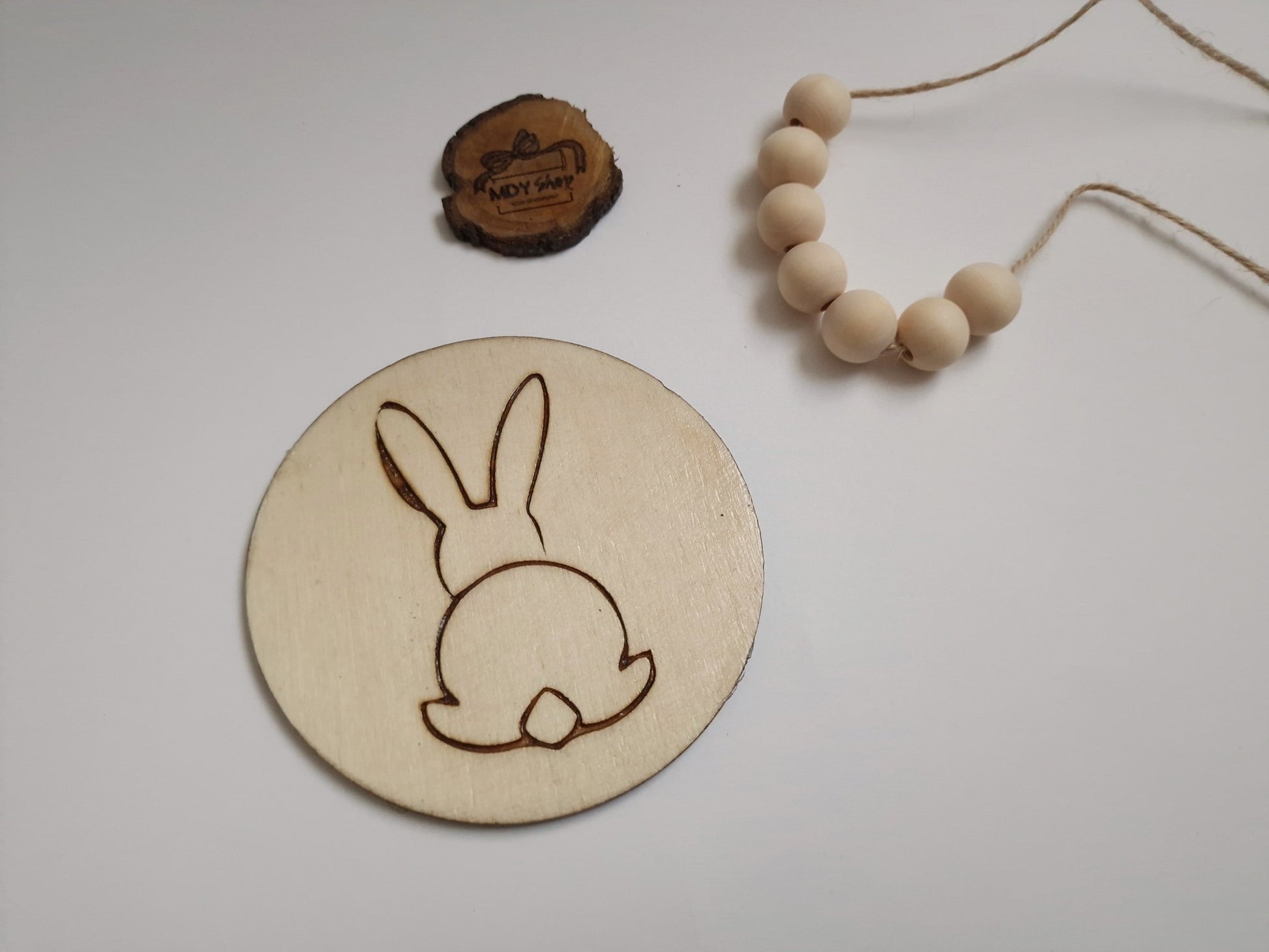 Set suporturi pentru cană sau pahar (coasters) cu Iepurași de Paște - CadoArt