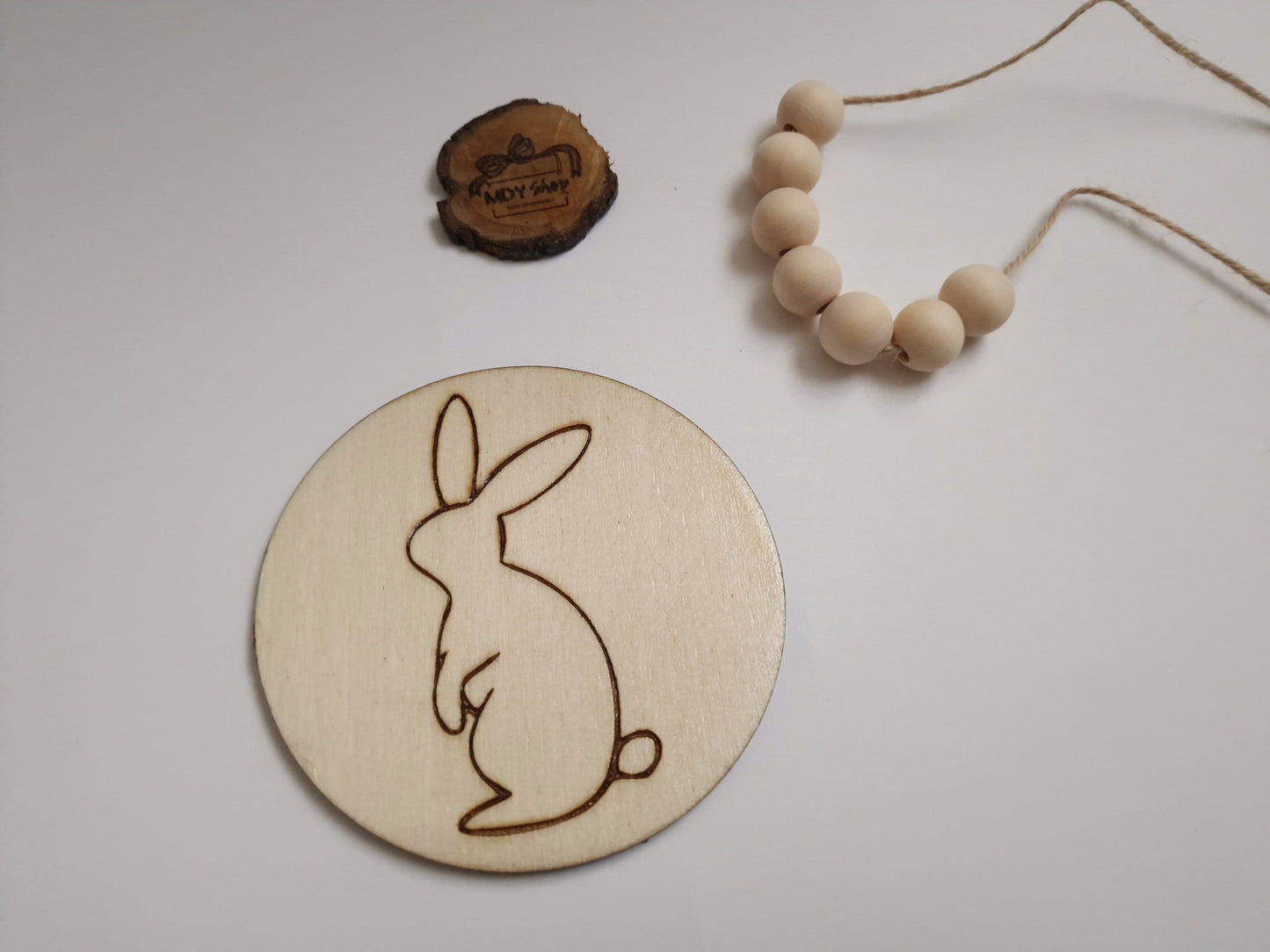 Set suporturi pentru cană sau pahar (coasters) cu Iepurași de Paște - CadoArt