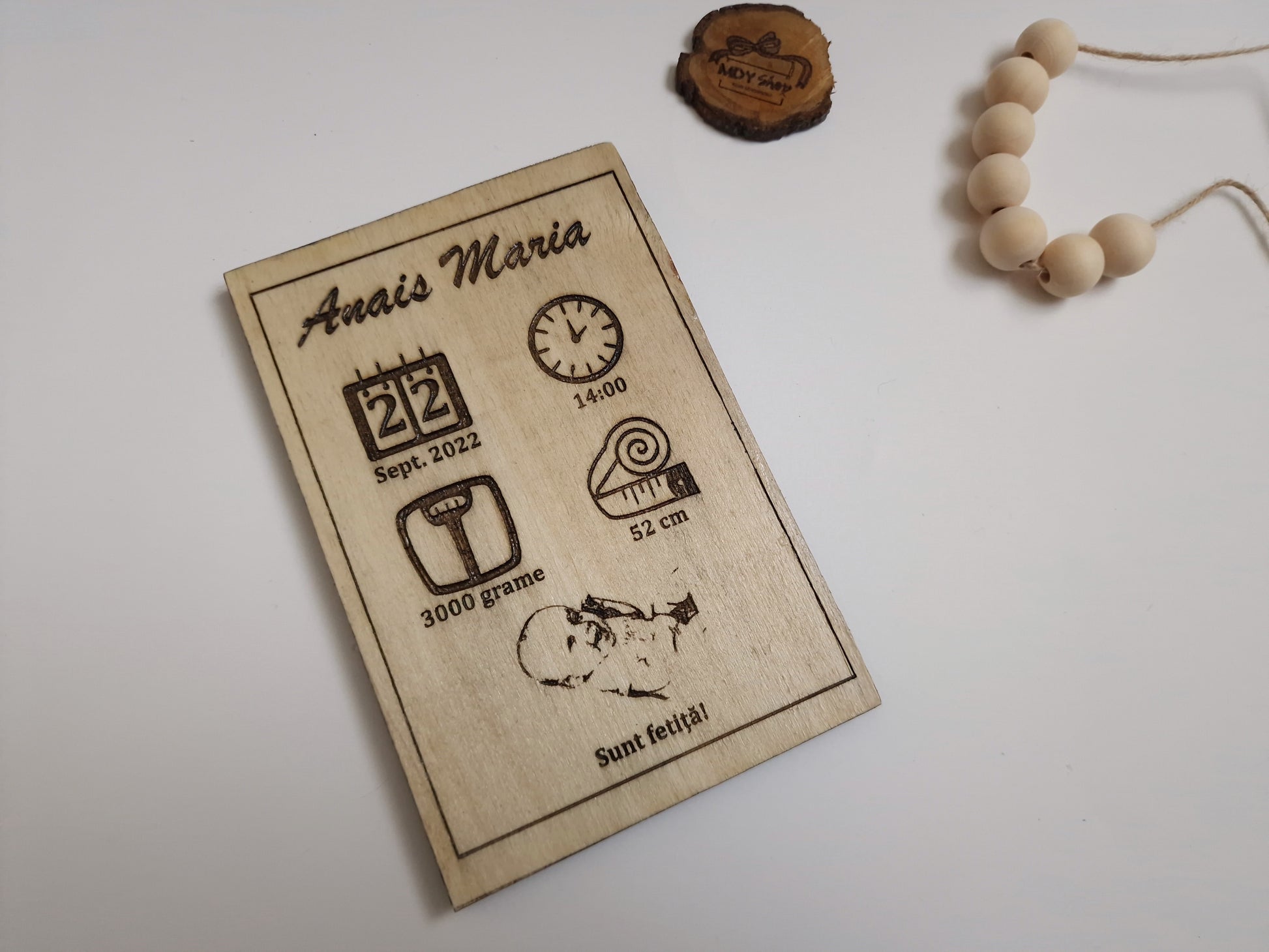 Tablou Personalizat pentru Bebeluș - MDY Shop